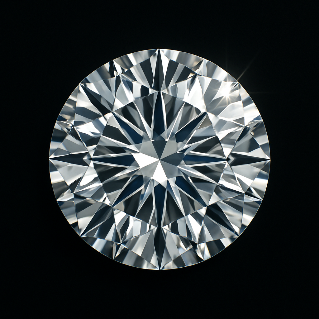 Polished Diamond Top View